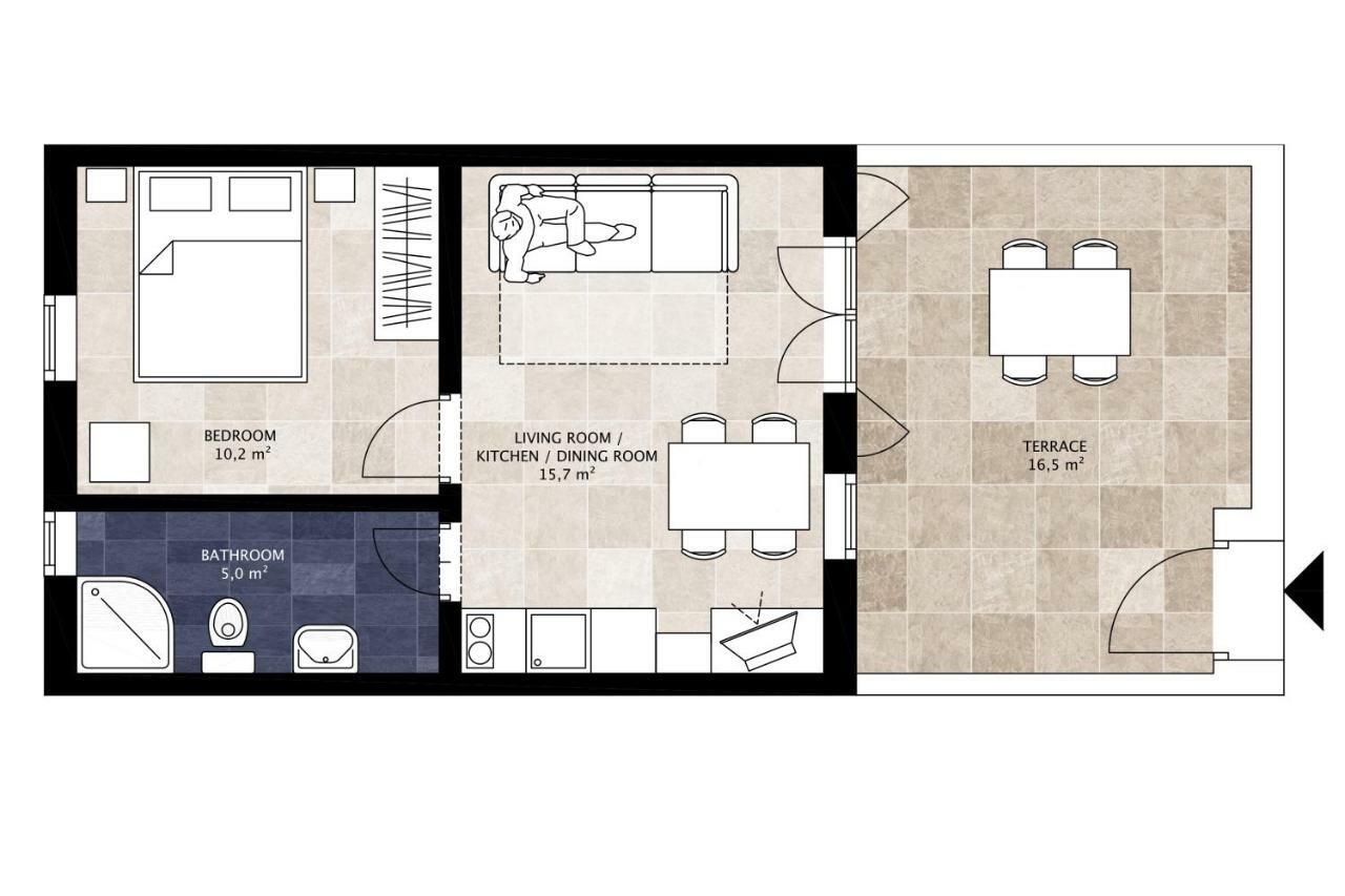 Apartments Kala Mendula Сутиван Екстериор снимка